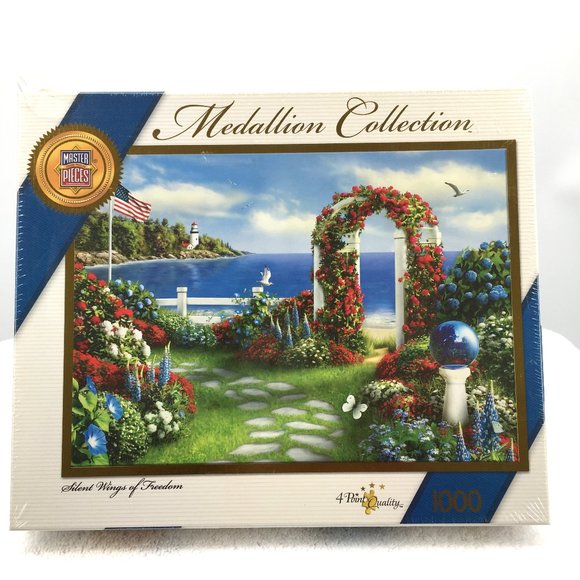 Medallion Collection Puzzle "Silent Wings of Freedom" 1000 Pieces - Picture 1 of 9